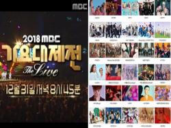 《MBC歌謠大祭典》超強陣容公開，總共有38組呢！各家藝人都出動，舞台也令人期待♥