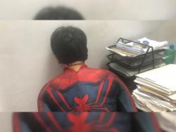 VIRAL: 'Spiderman' disrupts basketball game, nabbed
