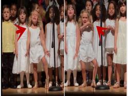 「這是我個人的演唱會！」4歲小女孩在畢業典禮演唱，用生命演唱的態度讓大家都驚呆了！